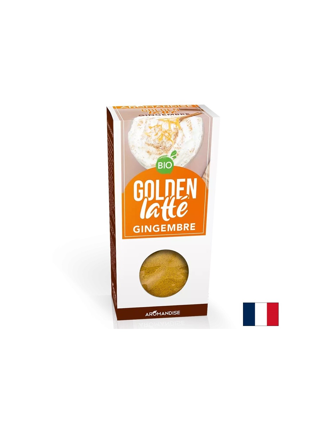 Latte dorato con curcuma e zenzero, bevanda istantanea, 60 g