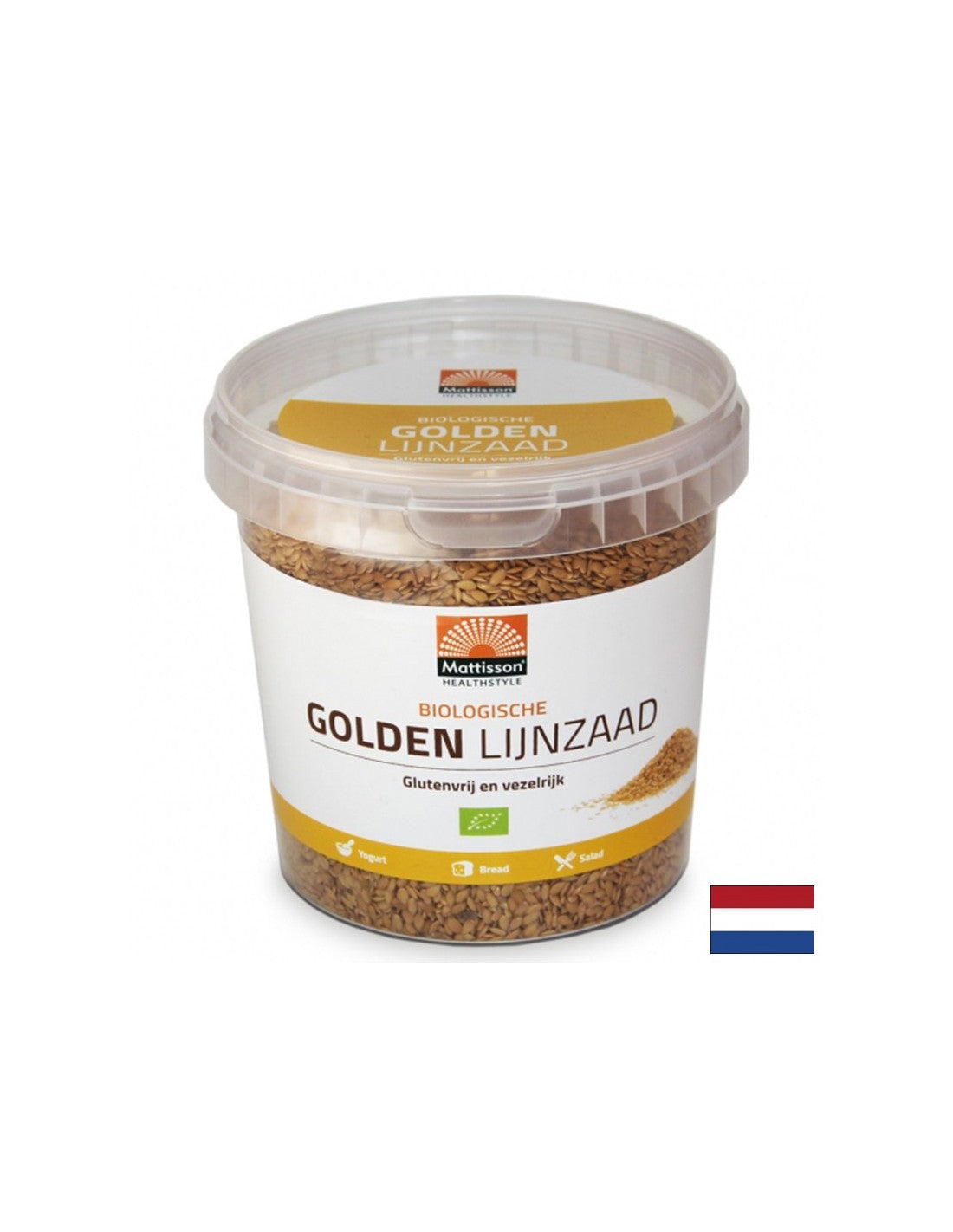 Semi di lino dorati (grezzo) biologico, 500 g