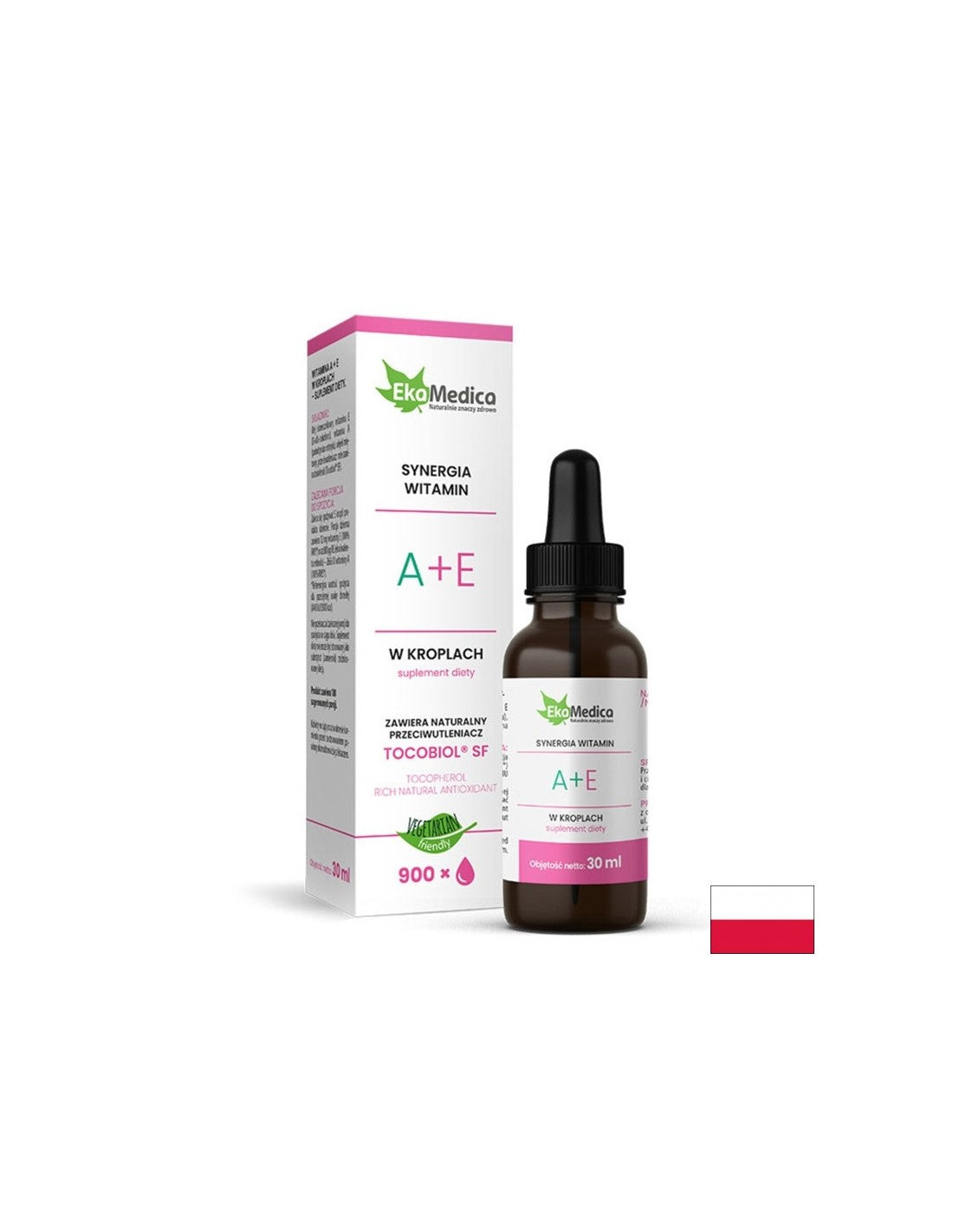 Vision - Vitamine A+E, cadute da 30 ml di Ekammetica