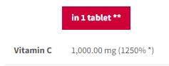 Vitamina C 1000 Sport Endurance | Effervescente - 20 compresse solubili